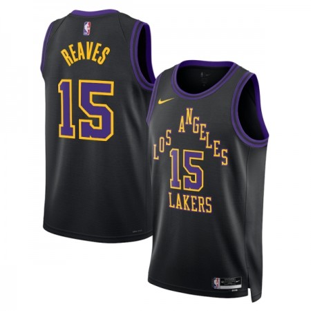 Camiseta Hombre Los Angeles Lakers Austin Reaves 2025-26 Nike City Edition Negro Swingman Camiseta Hombre Los Angeles Lakers Austin Reaves 2025-26 Nike City Edition Negro Swingman